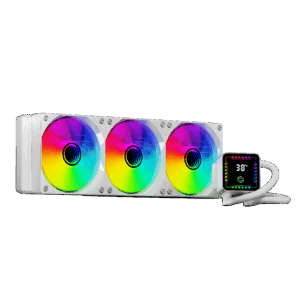 Gameforce Raider 360mm ARGB Beyaz Sıvı Soğutucu 300w TDP