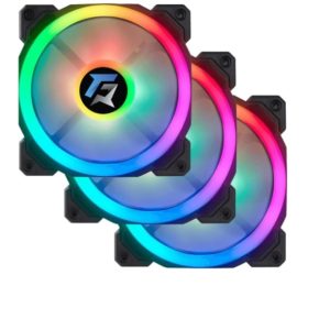 Gameforce 7R Pro 120Mm 3’Lü set Rainbow Işıklı Sessiz Kasa Fanı